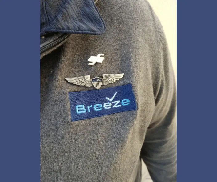 Breeze Uniform with AFA pin